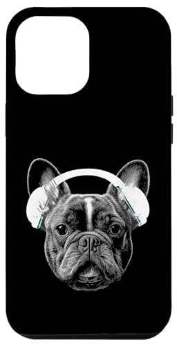Lustige Französische Bulldogge mit Musik-Kopfhörern Hülle für iPhone 12 Pro Max Lustige Französische Bulldogge mit Musik-Kopfhörern Hülle für iPhone 12 Pro Max von Music Dj Frenchie turntable music dj animal