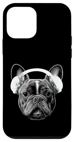 Lustige Französische Bulldogge mit Musik-Kopfhörern Hülle für iPhone 12 mini Lustige Französische Bulldogge mit Musik-Kopfhörern Hülle für iPhone 12 mini von Music Dj Frenchie turntable music dj animal
