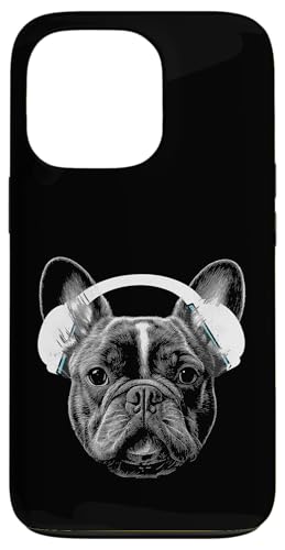 Lustige Französische Bulldogge mit Musik-Kopfhörern Hülle für iPhone 13 Pro Lustige Französische Bulldogge mit Musik-Kopfhörern Hülle für iPhone 13 Pro von Music Dj Frenchie turntable music dj animal