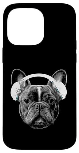 Lustige Französische Bulldogge mit Musik-Kopfhörern Hülle für iPhone 14 Pro Max Lustige Französische Bulldogge mit Musik-Kopfhörern Hülle für iPhone 14 Pro Max von Music Dj Frenchie turntable music dj animal