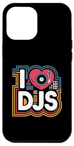 I Love DJs Vinyl Plattenspieler Passion Hülle für iPhone 12 Pro Max von Music Enthusiasts DJ Culture Lovers
