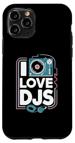 I Love DJs Plattenspieler-Kopfhörer Hülle für iPhone 11 Pro I Love DJs Plattenspieler-Kopfhörer Hülle für iPhone 11 Pro von Music Enthusiasts Turntable Headphones