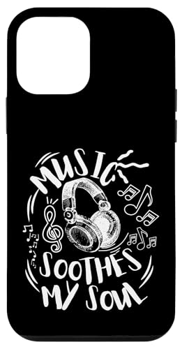 Musik beruhigt meine Seelenkopfhörer mit musikalischen Noten Hülle für iPhone 12 mini Musik beruhigt meine Seelenkopfhörer mit musikalischen Noten Hülle für iPhone 12 mini von Music Headphones Co.