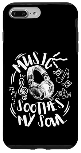 Musik beruhigt meine Seelenkopfhörer mit musikalischen Noten Hülle für iPhone 7 Plus/8 Plus Musik beruhigt meine Seelenkopfhörer mit musikalischen Noten Hülle für iPhone 7 Plus/8 Plus von Music Headphones Co.