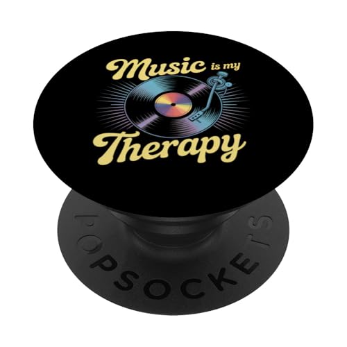 Musik ist meine Therapie Musik Musiker Kopfhörer Musik Memes PopSockets Klebender PopGrip Musik ist meine Therapie Musik Musiker Kopfhörer Musik Memes PopSockets Klebender PopGrip von Music Is My Therapy Music Headphone Music Meme