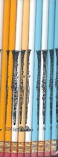 Bleistift Klarinette farbig sortiert (10Stk) von Music Sales Limited