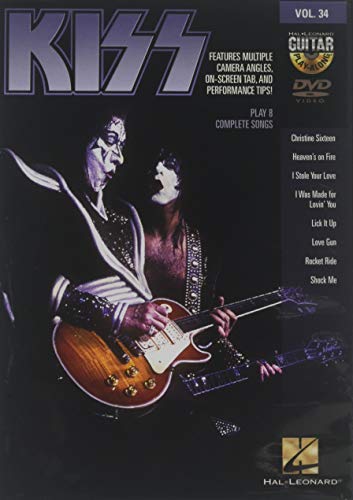 Kiss: Guitar Play-Along DVD Volume 34 von Music Sales