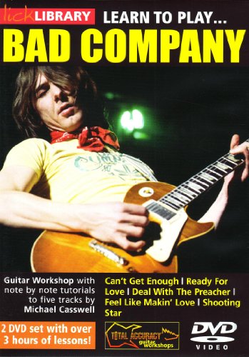 Learn to play Bad Company [2 DVDs] von Music Sales