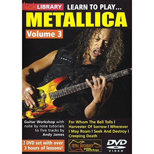 Learn to play Metallica Volume 3 [2 DVDs] von Music Sales