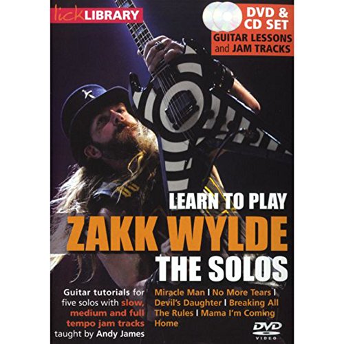 Learn to play Zakk Wylde - The Solos/Lick Library (+ CD) von Music Sales