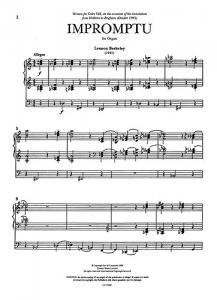 Lennox Berkeley-Impromptu For Organ-Orgel-BOOK von Music Sales