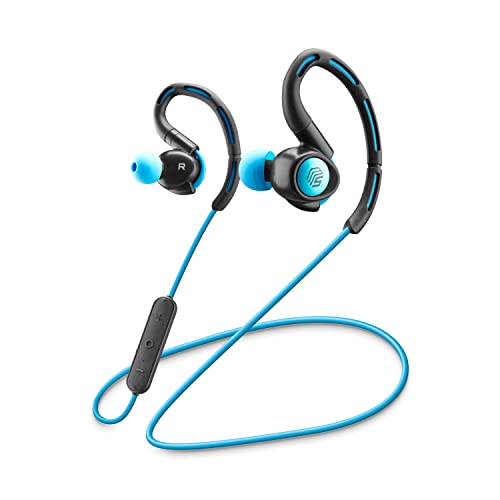 Music Sound | ATHLETY Bluetooth-Headset für den Sport mit IPX4-Zertifizierung und Flexiblem Bügel - Blau von Music Sound