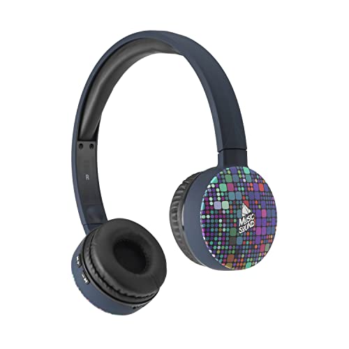 Music Sound | Bluetooth Kopfhörer Fantasy | Supra-aurikuläre Bluetooth-Kopfhörer - Ausziehbarer Kopfbügel - Bedienelemente an den Pads - Autonomie 20 Std. - Aufladen 2 Std. - 10 Mt. - Pailletten von Music Sound