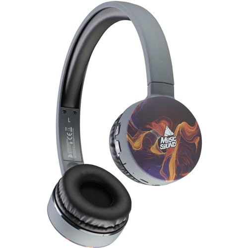 Music Sound | Bluetooth Kopfhörer Fantasy | Supra-aurikuläre Bluetooth-Kopfhörer - Ausziehbarer Kopfbügel - Bedienelemente an den Pads - Autonomie 20 Std. - Aufladen 2 Std. - 10 Mt. - Rote Würfel Music Sound | Bluetooth Kopfhörer Fantasy | Supra-aurikuläre Bluetooth-Kopfhörer - Ausziehbarer Kopfbügel - Bedienelemente an den Pads - Autonomie 20 Std. - Aufladen 2 Std. - 10 Mt. - Rote Würfel von Music Sound