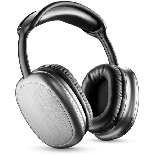 Music Sound | Bluetooth-Kopfhörer MAXI2 | Kopfhörer Around Ear Bluetooth 5.0 - Play Time 22h - Charging 1,5h - Integriertes Mikrofon - Bedienelemente am Pavillon und verstellbarem Kopfband, Schwarz von Music Sound