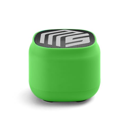 Music Sound | Speaker Mini | Tragbarer Bluetooth 5.0-Lautsprecher - 3 Watt Leistung - Bluetooth-Reichweite 10 Mt. Akkulaufzeit 4h und Ladezeit 2h - Farbe Grün von Music Sound