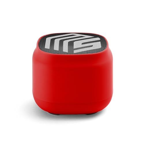 Music Sound | Speaker Mini | Tragbarer Bluetooth 5.0-Lautsprecher - 3 Watt Leistung - Bluetooth-Reichweite 10 Mt. Akkulaufzeit 4h und Ladezeit 2h - Farbe Rot von Music Sound