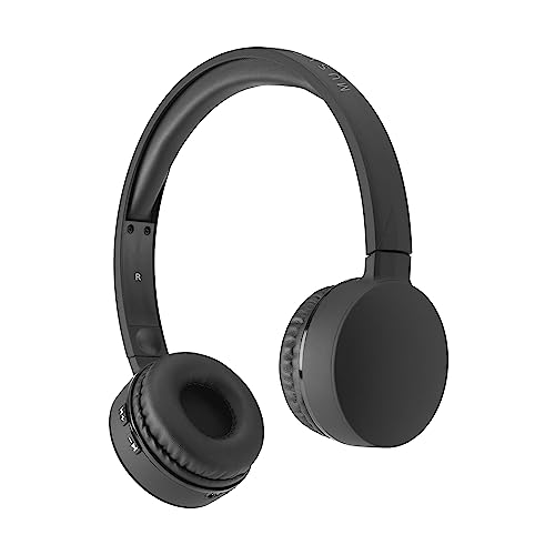 Music Sound cellularline BTMUSICSOUNDK Bluetooth-Kopfhörer mit ausziehbarem Kopfbügel und Mikrofon, Schwarz von Music Sound