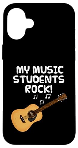 Meine Musikschüler Rock, Gitarrenlehrer und Musiker Hülle für iPhone 16 Plus Meine Musikschüler Rock, Gitarrenlehrer und Musiker Hülle für iPhone 16 Plus von Music Teacher School Guitar Tutor By DoodleRob