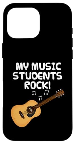 Meine Musikschüler Rock, Gitarrenlehrer und Musiker Hülle für iPhone 16 Pro Max Meine Musikschüler Rock, Gitarrenlehrer und Musiker Hülle für iPhone 16 Pro Max von Music Teacher School Guitar Tutor By DoodleRob