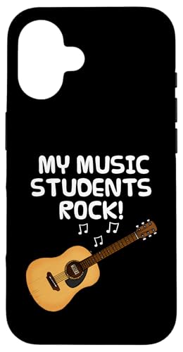 Meine Musikschüler Rock, Gitarrenlehrer und Musiker Hülle für iPhone 16 von Music Teacher School Guitar Tutor By DoodleRob