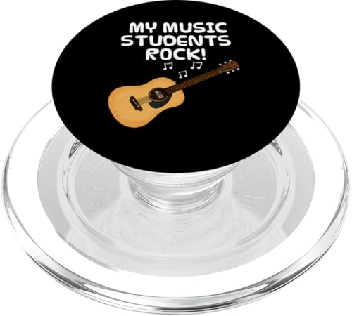 Meine Musikschüler Rock, Gitarrenlehrer und Musiker PopSockets PopGrip für MagSafe Meine Musikschüler Rock, Gitarrenlehrer und Musiker PopSockets PopGrip für MagSafe von Music Teacher School Guitar Tutor By DoodleRob