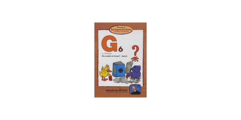 Music & Sounds DVD Bibliothek der Sachgeschichten - G6 (Gesetz) von Music & Sounds