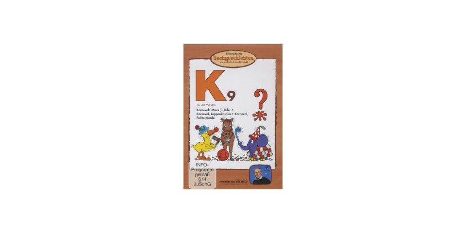 Music & Sounds DVD Bibliothek der Sachgeschichten - K9 (Karnevals-Maus) von Music & Sounds