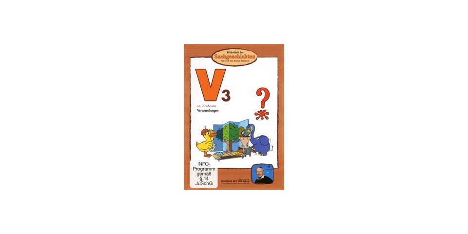 Music & Sounds DVD Bibliothek der Sachgeschichten - V3 (Verwandlungen) von Music & Sounds