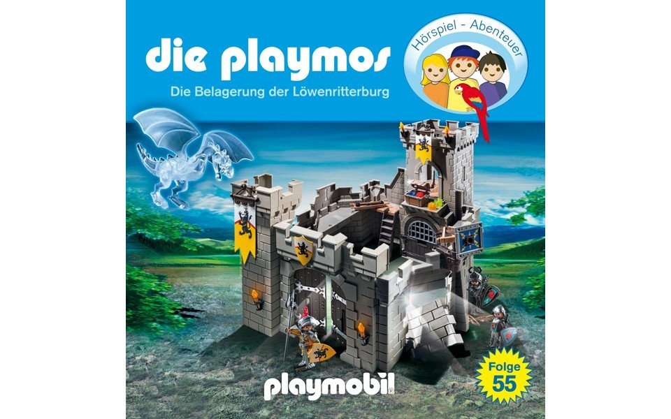 Music & Sounds Hörspiel-CD Die Playmos - Belagerung Löwenritterburg, 1 Audio-CD von Music & Sounds