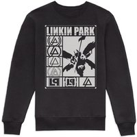 Linkin Park Icons Poster Sweatshirt - Black - L von Music