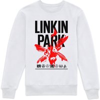 Linkin Park Poster Sweatshirt - White - XS von Music