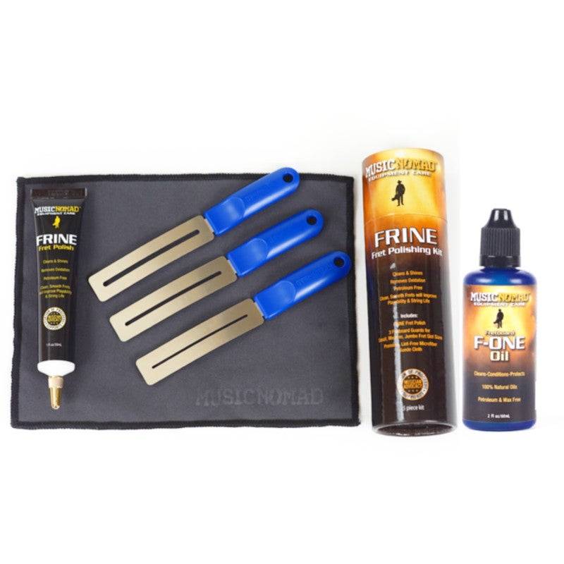 MusicNomad MN144 Total Fretboard Care Kit set onderhoudsmiddelen voor toets en frets von MusicNomad