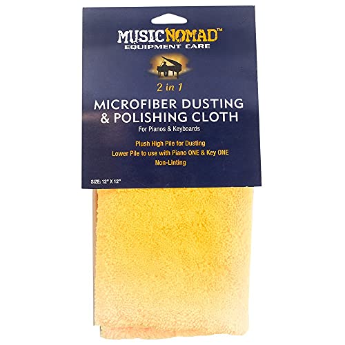 MusicNomad MN230 Microfiber Dusting and Polishing Cloth for Pianos and Keyboards von MusicNomad