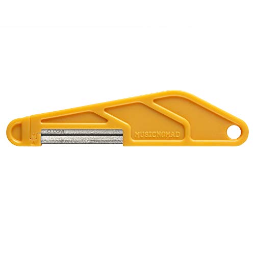 MusicNomad MN654 Diamond Coated Nut File 024" - Diamantbesetzte Sattelkerbenfeile mit 300er Körnung von MusicNomad