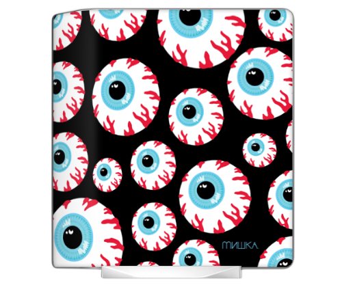 MusicSkins Design-Schutzfolie für Externe Festplatte Seagate FreeAgent Desk, Motiv Mishka Eye Ball von MusicSkins