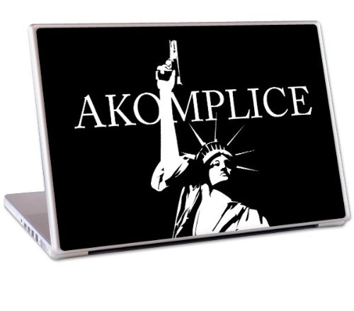 MusicSkins Design-Schutzfolie für MacBook, MacBook Pro, MacBook Air und Notebooks (33 cm / 13 Zoll), Motiv Akomplice Liberty von MusicSkins