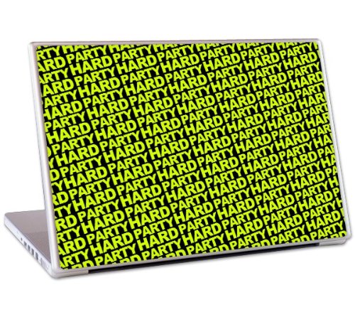 MusicSkins Design-Schutzfolie für MacBook Pro und Notebooks (38,1 cm / 15 Zoll), Motiv Andrew W.K. Party Hard Neon von MusicSkins