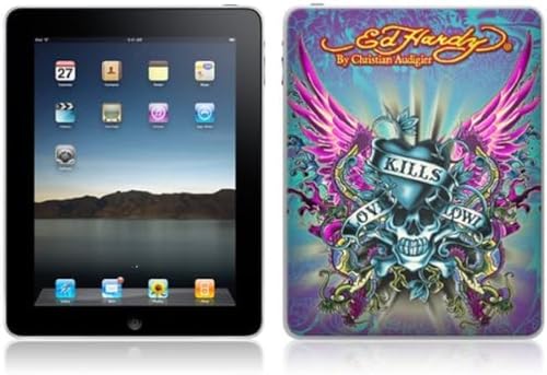 MusicSkins Ed Hardy - Love Kills Design-Schutzfolie für iPad von MusicSkins