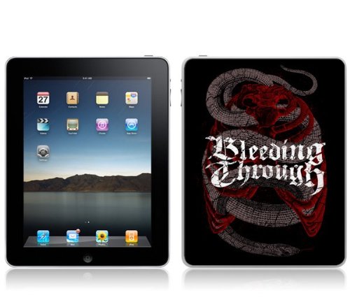 MusicSkins Schutzfolie für Apple iPad (Motiv Bleeding Through - Snake Cage) von MusicSkins