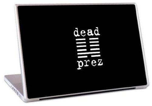 MusicSkins Schutzfolie für MacBook Pro und Laptops mit 43,2 cm (17 Zoll), Motiv Dead Prez Logo von MusicSkins