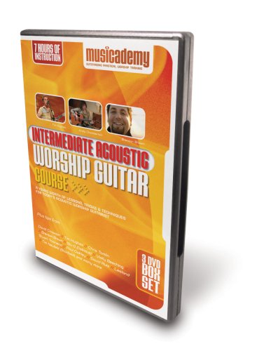 Intermediate Acoustic Worship Guitar Course [3 DVDs] von Musicademy