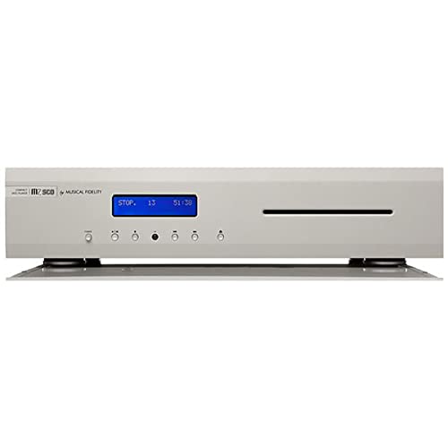 Musical Fidelity M2SCD, Hochwertiger Hi-Fi CD Player mit 24 bit Delta-Sigma DAC, Silber von Musical Fidelity