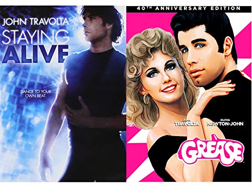 Johnny Sing & Dance 40th edition of Grease Movie & Staying Alive Double Feature DVD John Travolta Musical Anniversary von Musical