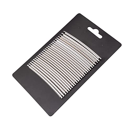 Musiclily 2,9 mm Edelstahl Gitarre Bunddraht Jumbo Fret Wires 24 Stück Set für Strat Tele LP SG Style E-Gitarre Bass, Chrom von Musiclily