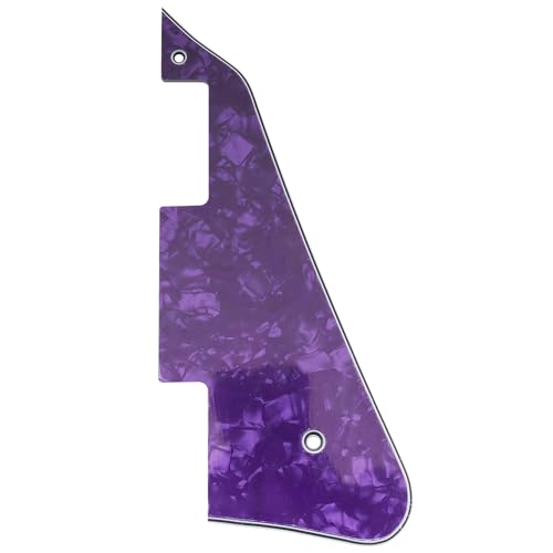 Musiclily LP Gitarre Schlagbrett für USA Les Paul Modern Style E-Gitarre,4 lagig Purple Pearl von Musiclily