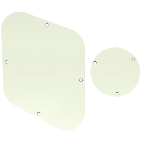 Musiclily LP Gitarren Control Plate BackPlate und Switchplate Schalter Abdeckplatte Set for USA Les Paul E-Gitarre, 3 lagig Elfenbein Musiclily LP Gitarren Control Plate BackPlate und Switchplate Schalter Abdeckplatte Set for USA Les Paul E-Gitarre, 3 lagig Elfenbein von Musiclily