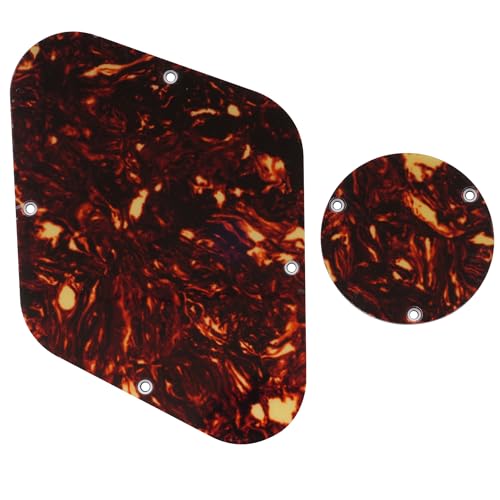 Musiclily LP Gitarren Control Plate BackPlate und Switchplate Schalter Abdeckplatte Set for USA Les Paul E-Gitarre, 4 lagig Tortoise Shell Musiclily LP Gitarren Control Plate BackPlate und Switchplate Schalter Abdeckplatte Set for USA Les Paul E-Gitarre, 4 lagig Tortoise Shell von Musiclily