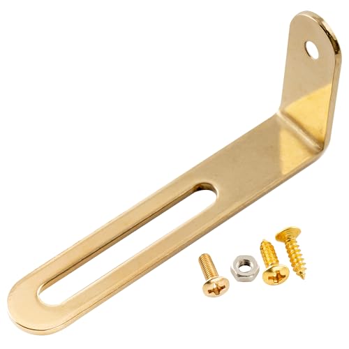 Musiclily Pro Universal LP Pickguard Bracket Haltebügel für Schlagbrett Les Paul Style E-Gitarre, Gold von Musiclily