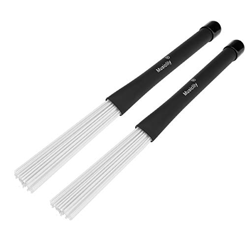 Musiclily Retractable Schlagzeugbesen Jazz Drum Brushes Jazzbesen von Musiclily